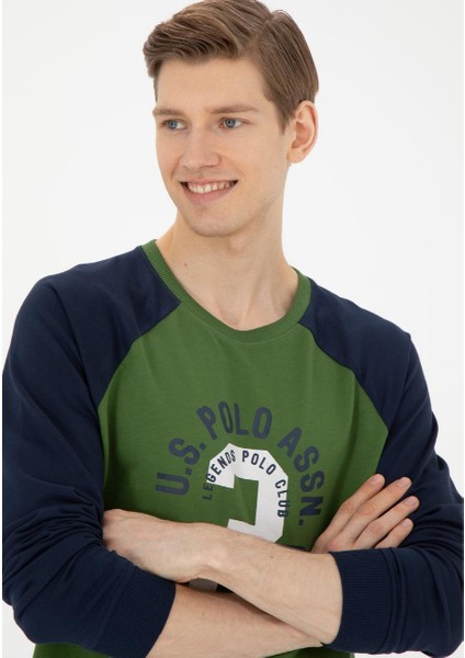 Erkek Yeşil Sweatshirt