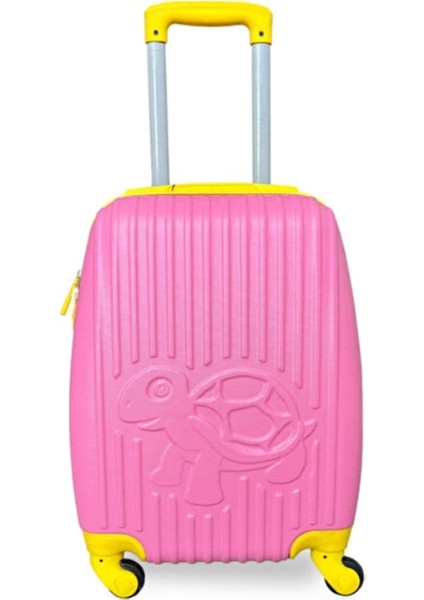 Çocuk Valizi Pembe Kabin Boy