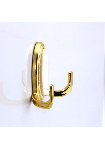 Askı Gold Altın Dolap Askılık Askılığı Duvar Vestiyer Banyo Mutfak Elbise Kıyafet Askısı 5 Adet