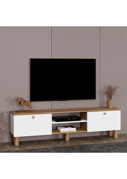 Esma Bohem Ayaklı Kapaklı Tv Ünitesi Tv Sehpası 180 cm . ESM02