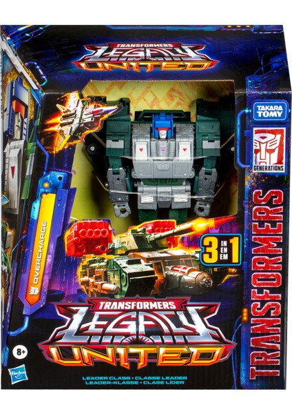 Transformers: Legacy United Leader Class Overcharge Aksiyon Figürü