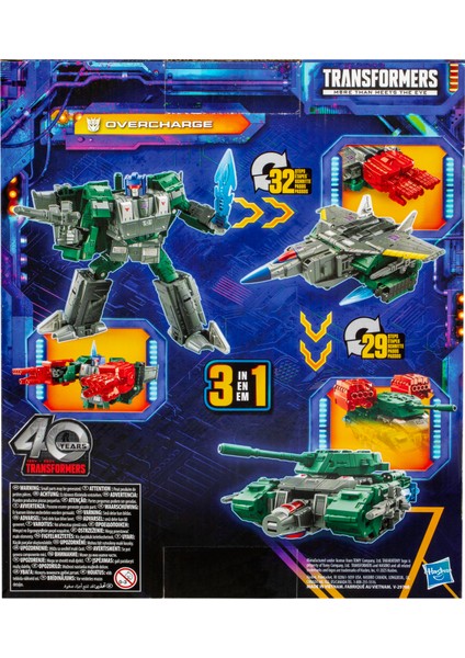 Transformers: Legacy United Leader Class Overcharge Aksiyon Figürü