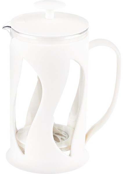 Beyaz Berthe French Press 500 ml 500 cc Plastik
