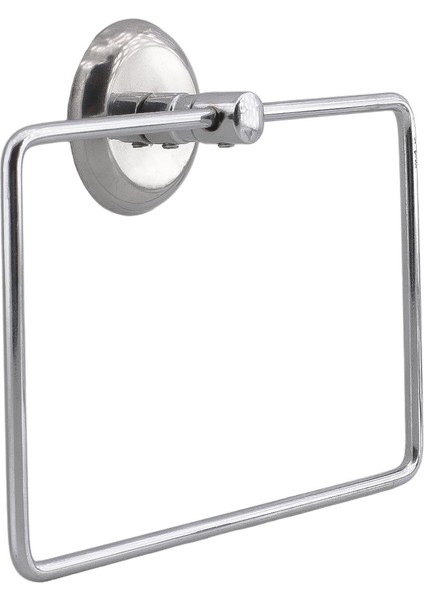 Kare Havluluk Lavabo Banyo Mutfak Aparat Standı Bez Havlu Askısı Paslanmaz Metal Krom Renk Vidalı modelleri
