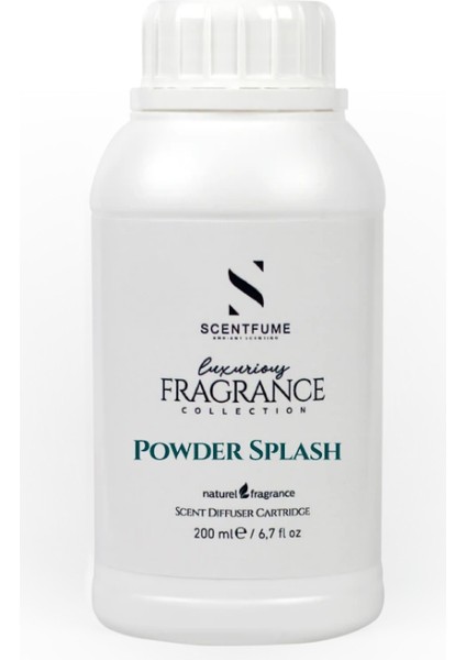 Powder Splash Koku Makinesi Kartuşu, Koku Makinesi Parfümü, Aromatik Koku Kartuşu, Difüzör Esansı, İmza Koku Esansiyel Yağ