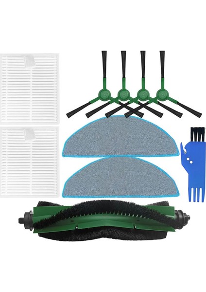 Paspas Bezleri Hepa Filtreleri Ana Fırça Yan Fırçalar Irobot Roomba Combo Essential Y0140/Y0110/Y0112 Elektrikli Süpürge Parçaları (Yurt Dışından)