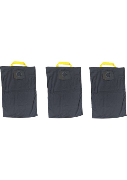 3 Adet Parça Bez Toz Torbası Yıkanabilir Filtre Torbası Karcher Wd4 Wd5 Wd6 Elektrikli Süpürge Parçaları Siyah (Yurt Dışından)