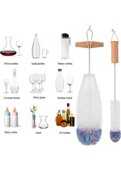 Temizleme Fırçası, Soda Şişesi Fırçası, Ahşap Saplı Fırça, Cam Kavanoz Temizleyici, Mutfak Temizleme Aleti (Yurt Dışından) fiyatları