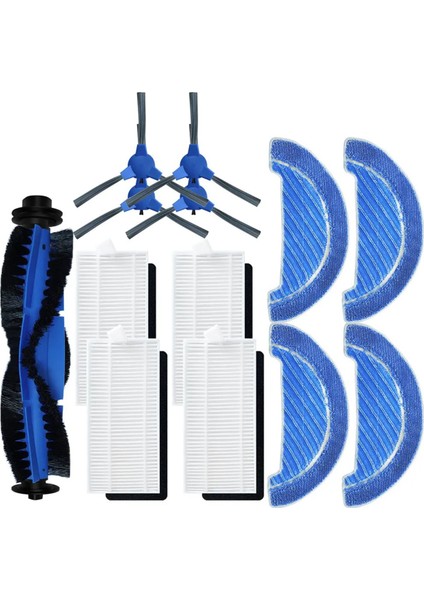 Conga 1090 1790 Titanium Ultra Robot Süpürge Ana Yan Fırça Filtre Paspas Fırça Yedek Parça Aksesuarları (Yurt Dışından)