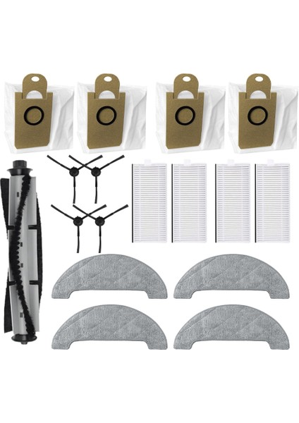 Blaupunkt Bluebot Comfort Plus Yedek Parça Aksesuarları Ana Yan Fırça Hepa Filtre Paspas Bezi Toz Torbası (Yurt Dışından)