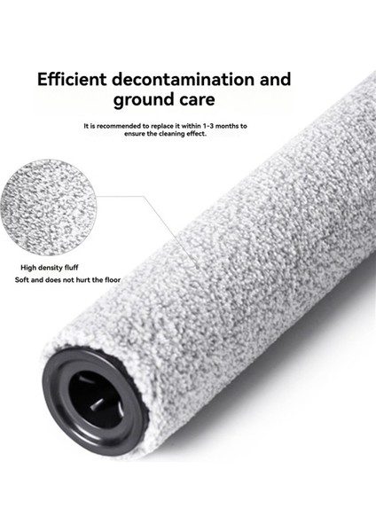 Midea Gx5 Zemin Fırçalama Makinesi Vakum Yedek Silindir Fırça Yıkanabilir Sünger (Yurt Dışından) modelleri