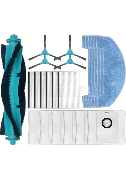 Conga 2499 Ultra Home Advanced, Titanium, X-Treme, Atvel R80 Taban Rulo Fırça Filtre Paspas Toz Torbası Yedek Parçaları (Yurt Dışından)