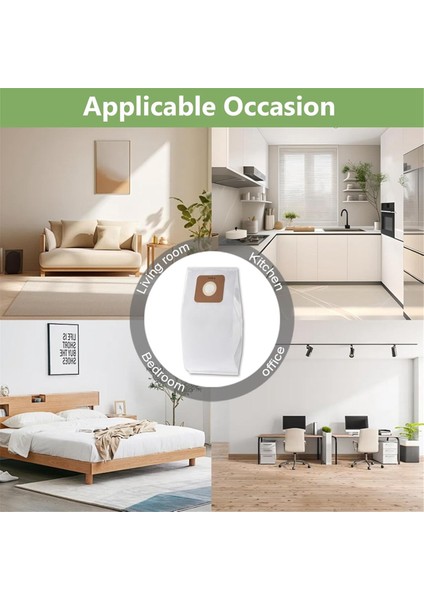 10 Adet Tip A Hepa Vakum Torbası Riccar Dik Vakumlar Için Yedek 2000 4000 R100 R200 R300 Çöp Torbası (Yurt Dışından) fiyatları