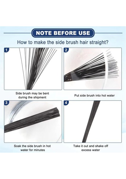 Ecovacs Deebot X1 Omni/ T10/ T10 Plus/ T10 Turbo/ T20 Omni/ T8 Aıvı/ T9+/ N8 Pro Plus/ N10 Plus Parçaları Için Yan Fırça (Yurt Dışından) modelleri