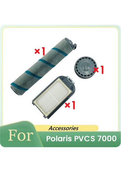 Polaris Pvcs 7000 Süpürme Robotu Aksesuarları Filtre Pamuk Hepa Filtre Rulo Fırça Temizleyici Parça Değişimi (Yurt Dışından)
