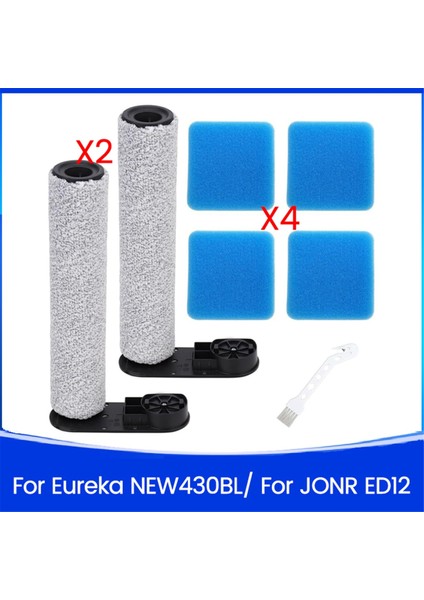 Eureka NEW430BL / Jonr ED12 Elektrikli Süpürge Yedek Parçaları Ana Silindir Fırça ve Sünger Filtreler (Yurt Dışından)
