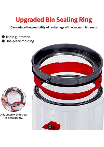 Dyson V11 V15 SV14 SV15 SV22 Yedek Anahtar T8 Tornavida Elektrikli Süpürge Toz Toplama Kovası Için Toz Kabı (Yurt Dışından) fırsatları