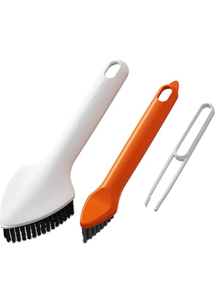 Uzun Saplı Temizlik Fırçası, Çok Işlevli 3'ü 1 Arada Orta Sertlikte Temizlik Fırçası, Ev Temizlik Fırçası (Yurt Dışından)