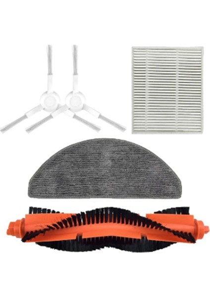 Xiaomi Robot Vacuum E10 E12 B112 Süpürge Temizleyici Ana Yan Fırça Hepa Filtre Paspas Bezi Paçavra Yedek Parçaları Için Yedek (Yurt Dışından)