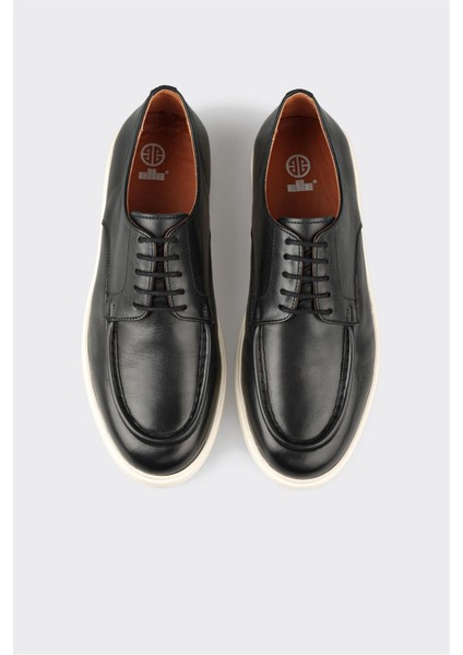 Siyah Deri Erkek Günlük Ayakkabı fırsatları