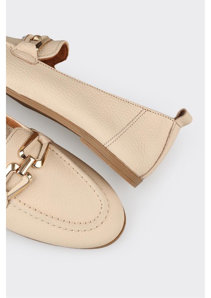 Bej Deri Kadın Günlük Ayakkabı indirimleri
