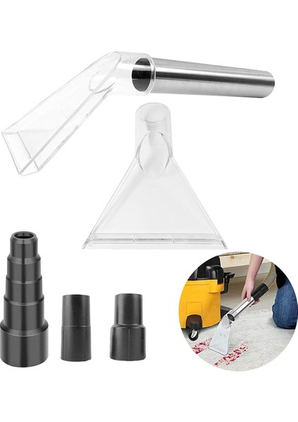Halı Temizliği ve Iç ve Araba Detaylandırması Için Vakumlu Çıkarıcı Ataşmanı 3 Vakum Adaptörü ile (Yurt Dışından) fırsatları
