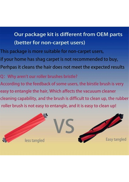 Roborock Q5+ Plus Yedek Aksesuar Seti Elektrikli Süpürge Ana Yan Fırça Hepa Filtreleri Toz Torbaları (Yurt Dışından) fırsatları