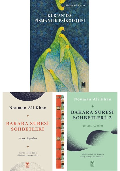 Kur’an’da Pişmanlık Psikolojisi / Bakara Suresi Sohbetleri 1. 2. (3 Kitap)