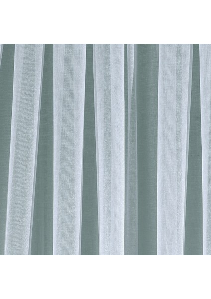 Keten Turkuaz 1 x 3 Sık Pile Tül Perde fiyatları