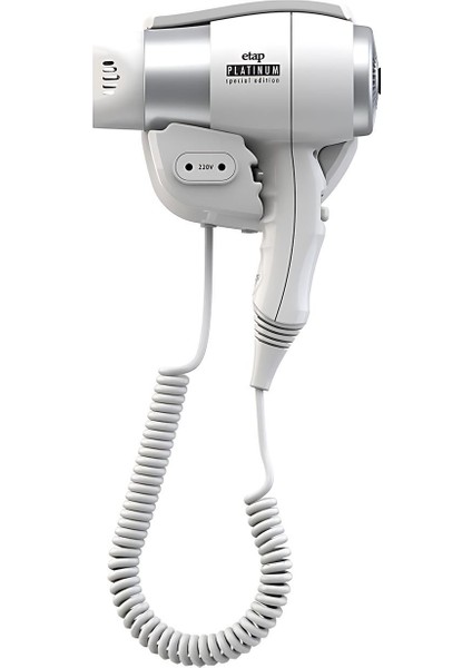 Otel Tipi Saç Kurutma Makinesi Platınum Flat Energy Beyaz 1350W