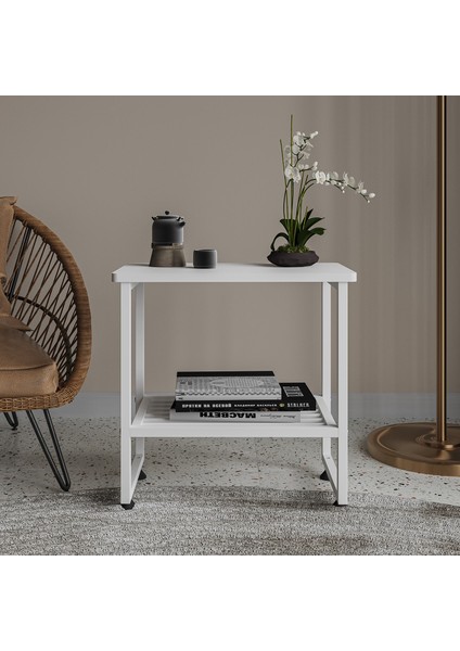 Legno Metal Baş Ucu Komodin