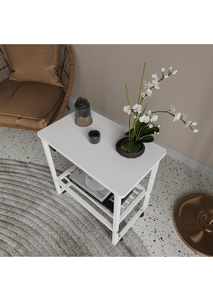 Legno Metal Baş Ucu Komodin