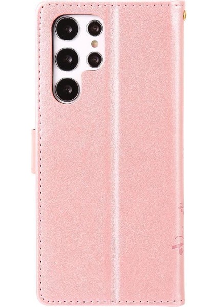 Samsung Galaxy S24 Ultra Kart Tutucu Kickstand Pu Deri Için Filp Durumda (Yurt Dışından) indirimleri