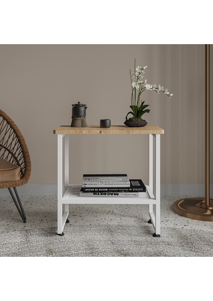 Legno Metal Baş Ucu Komodin