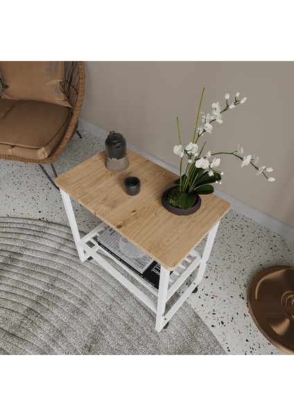 Legno Metal Baş Ucu Komodin
