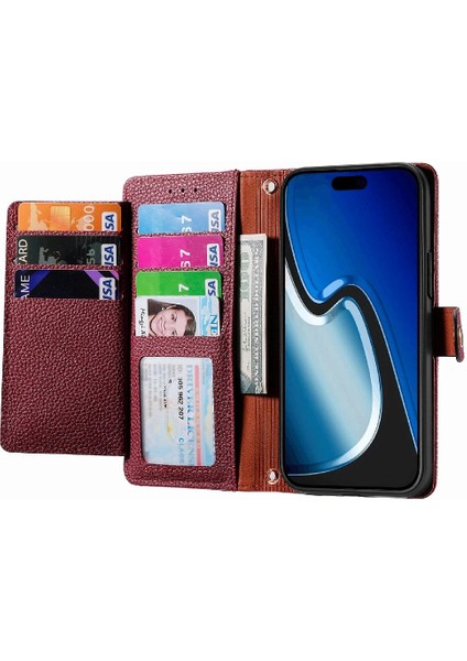 Iphone 15 Için Kılıf Artı Deri Kılıf Aşk Kordon Cüzdan Fermuar (Yurt Dışından) indirimleri
