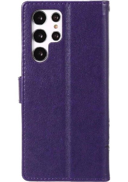 Samsung Galaxy S22 Için Filp Durumda Ultra 5g Bilek Kayışı Kart Tutucu Pu (Yurt Dışından)