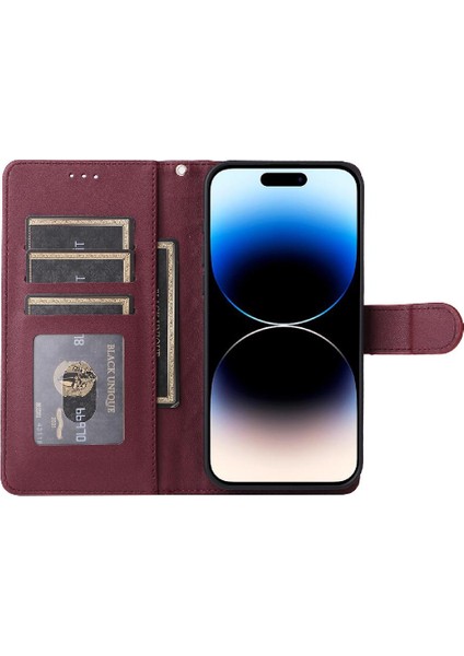 Iphone 14 Için Flip Case Pro Cüzdan Darbeye Basit Iş Kapak Çevirin (Yurt Dışından) fırsatları