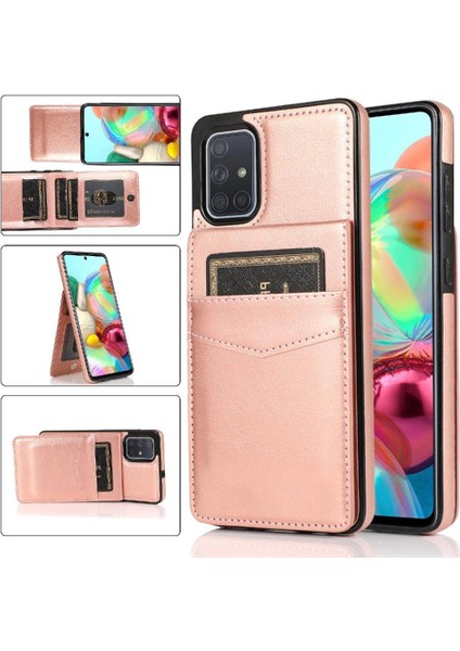 Samsung Galaxy A71 4g Kart Sahibinin Premium Deri İle Uyumlu (Yurt Dışından)