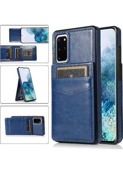Samsung Galaxy S20 Artı Kart Tutucu Premium Deri Toka İle Uyumlu (Yurt Dışından)