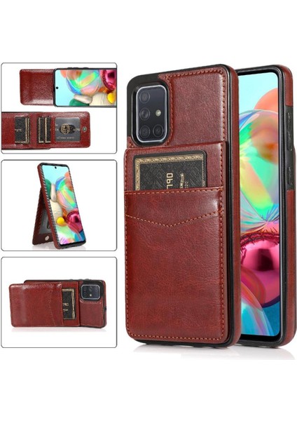 Samsung Galaxy A71 4g Kart Sahibinin Premium Deri İle Uyumlu (Yurt Dışından)