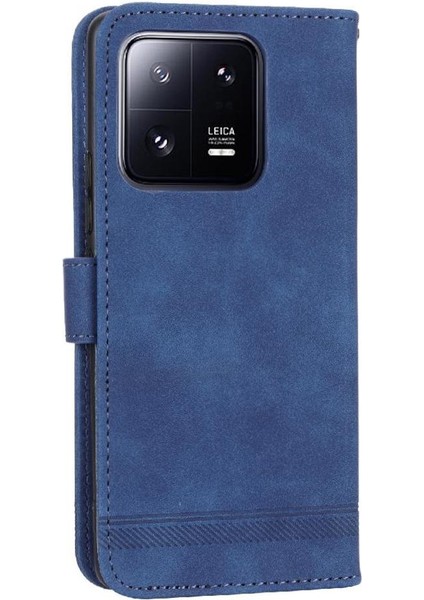 Xiaomi 13 Pro Premium Bileklik Manyetik Kapatma Kart Yuvaları Için Flip Case (Yurt Dışından)