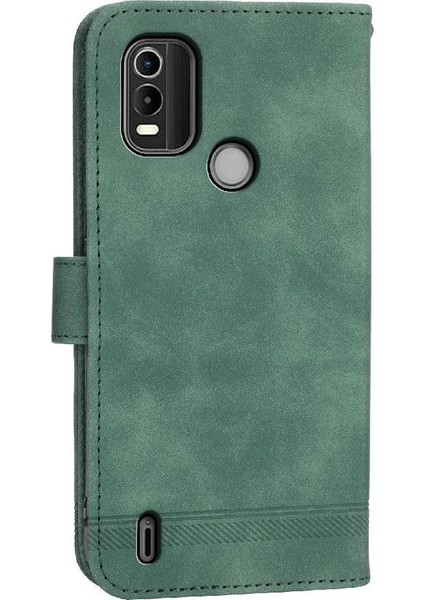 Nokia C21 Artı Manyetik Kapatma Bileklik Nakit Cep Kartı Için Flip Case (Yurt Dışından)