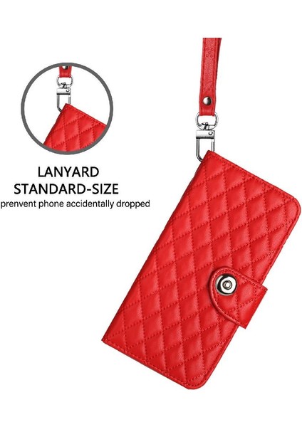 Samsung Galaxy Case 5g Için Kılıf Cüzdan Kapak Bilek Şerit Kart Tutucu (Yurt Dışından)