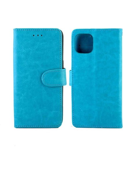 Iphone 11 Için Flip Case Pro Max Darbeye Pu Deri Kickstand Kart (Yurt Dışından)