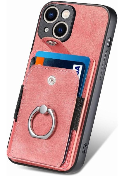 Iphone 15 Için Kılıf Artı Halka Tutucu Standı Crad Yuvası Manyetik Araç Montaj (Yurt Dışından)