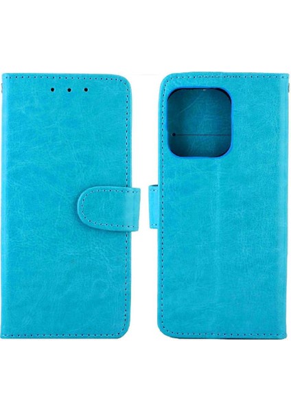 Iphone 14 Için Flip Case Darbeye Pu Deri Kart Tutucu Kickstand (Yurt Dışından)