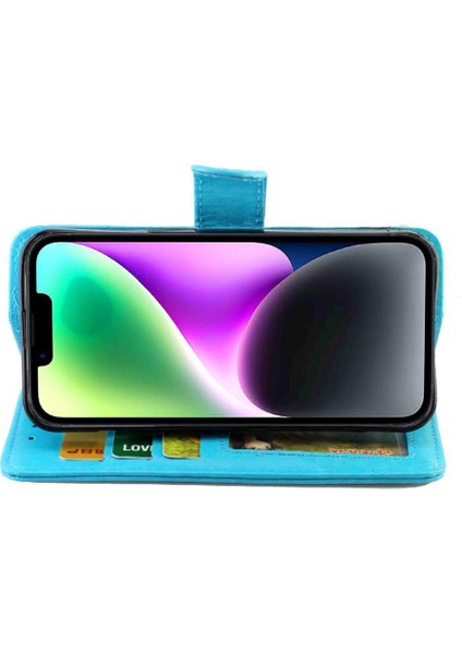 Iphone 14 Için Flip Case Darbeye Pu Deri Kart Tutucu Kickstand (Yurt Dışından) modelleri