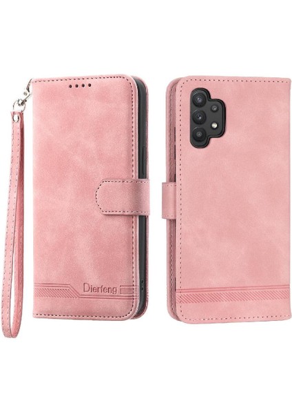 Samsung Galaxy A32 4g Bileklik Premium Kart Yuvaları Manyetik Için Flip Case (Yurt Dışından) fiyatları