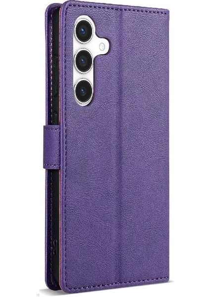 Samsung Galaxy S24 Artı Manyetik Kapatma Için Flip Case Yan Cep Çift (Yurt Dışından) fırsatları
